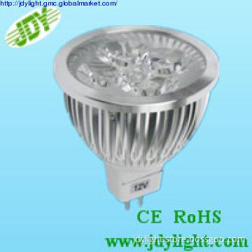 Aluminum 30degrees MR16 DC12V LED spot light 4W